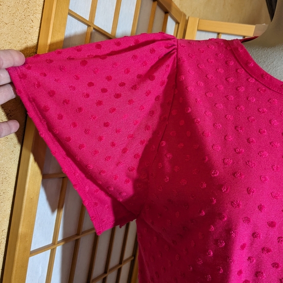 NEW, Chacha Vente top, NEW with tags, size small, hot pink - Picture 3 of 8